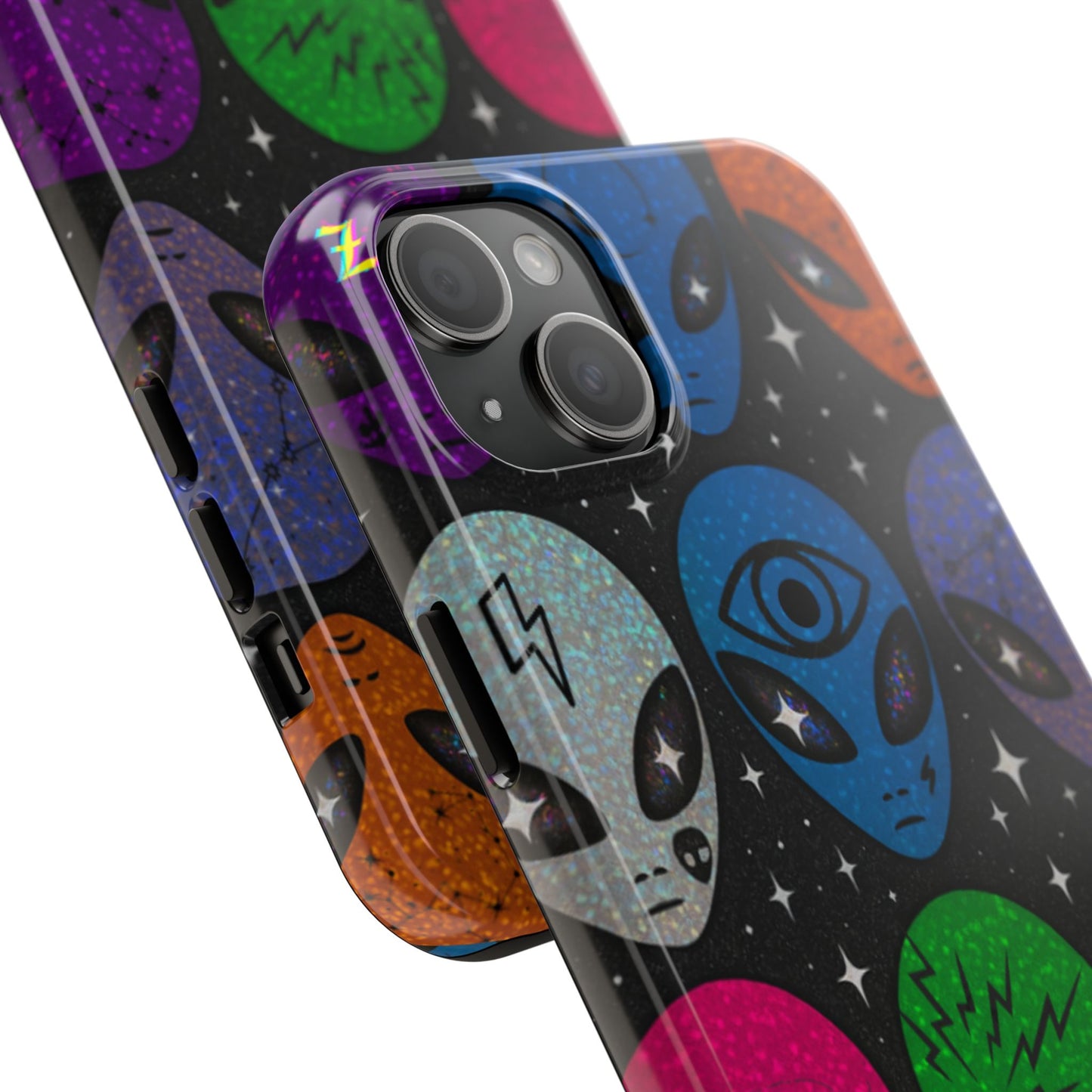 Los Angelez Made x Y2K Alien Sticker Sheet Tough Phone Case