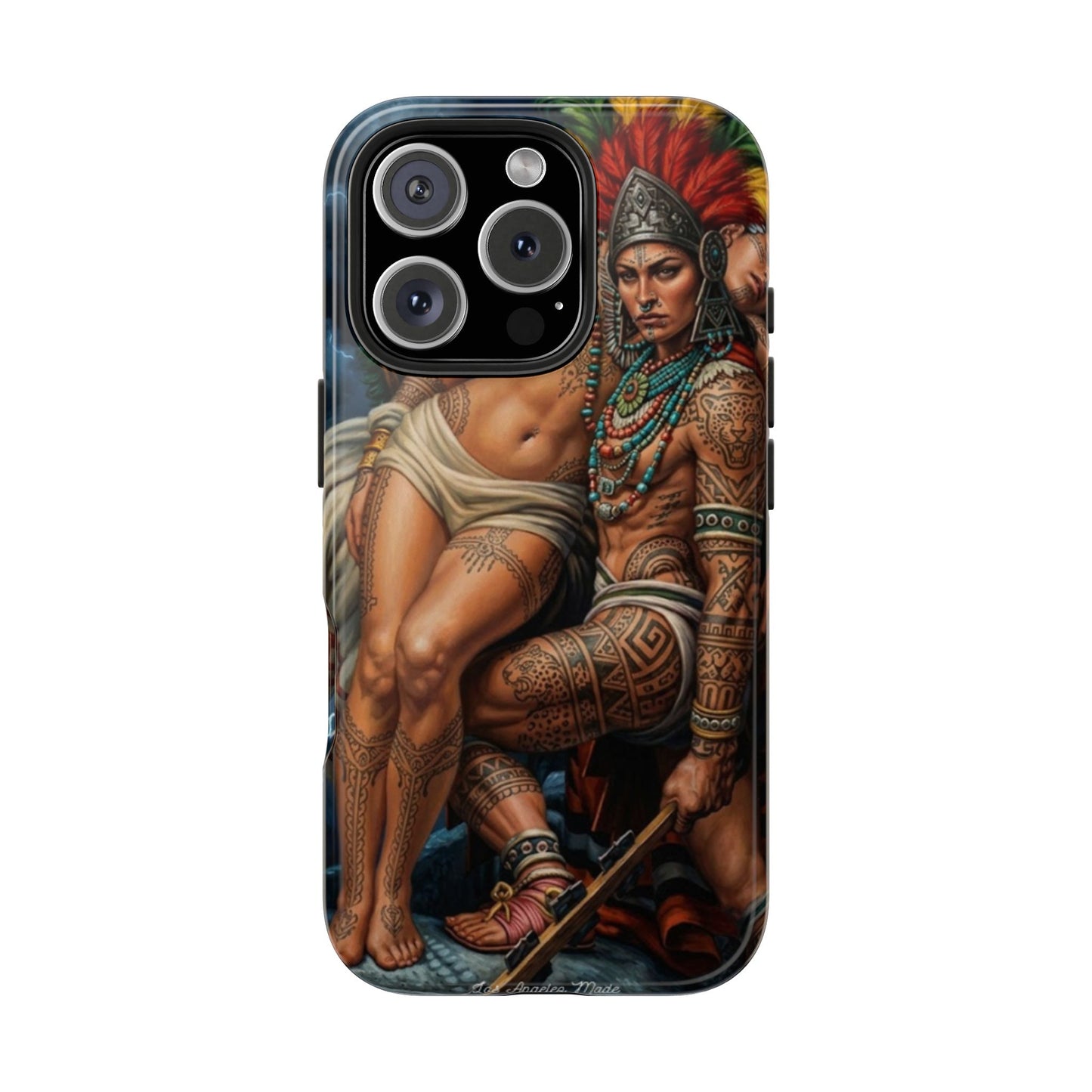 Los Angelez Made x Aztec Lesbian Pride Tough Phone Case