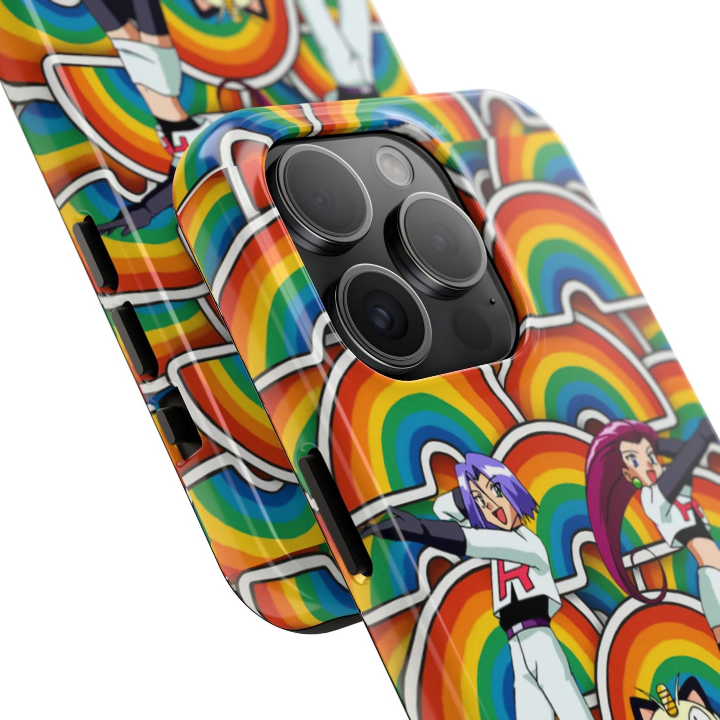 Los Angelez Made x Team Rocket Rainbow Emoji Tough Phone Case