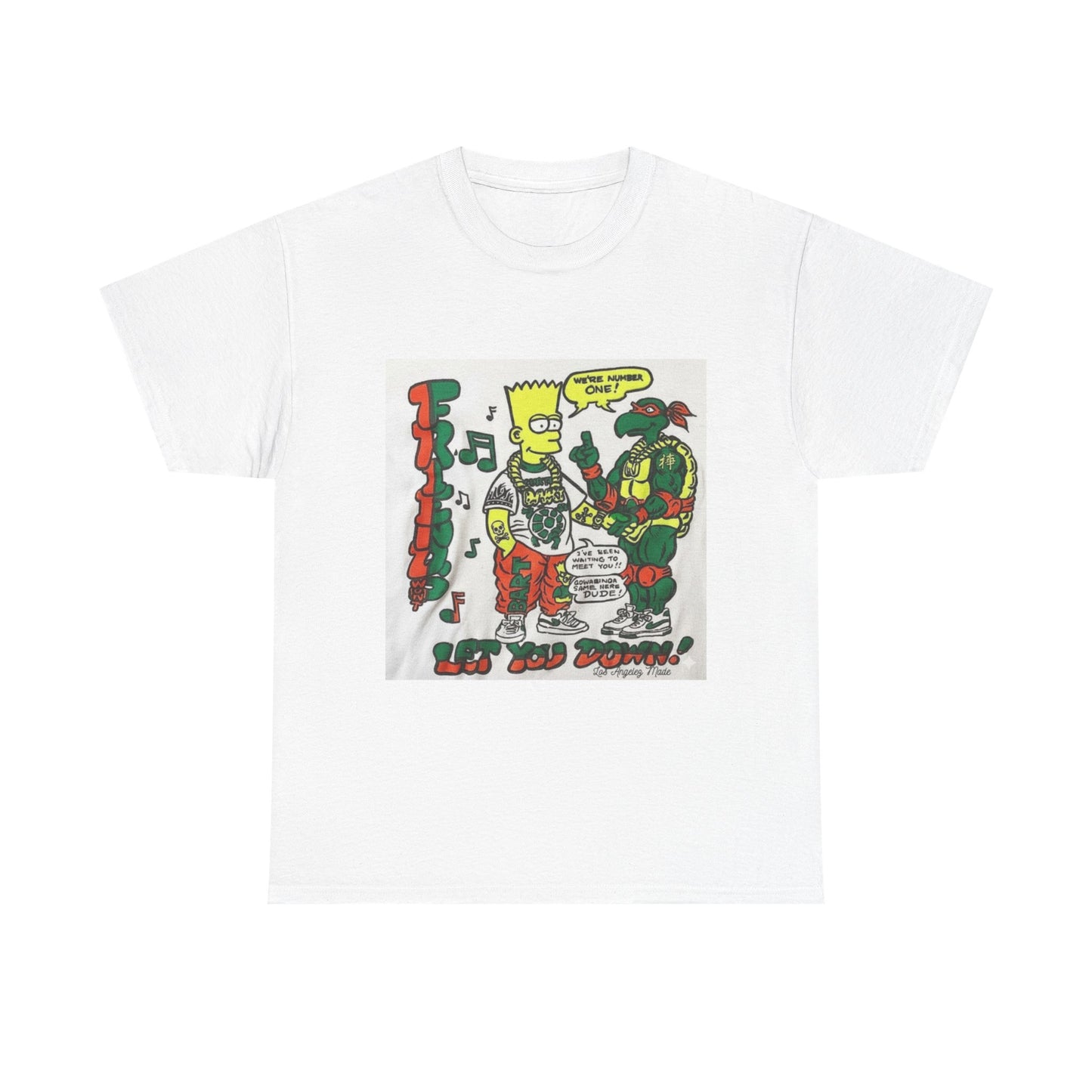 Los Angelez Made x Bart & TMNT Unisex Heavy Cotton T-Shirt