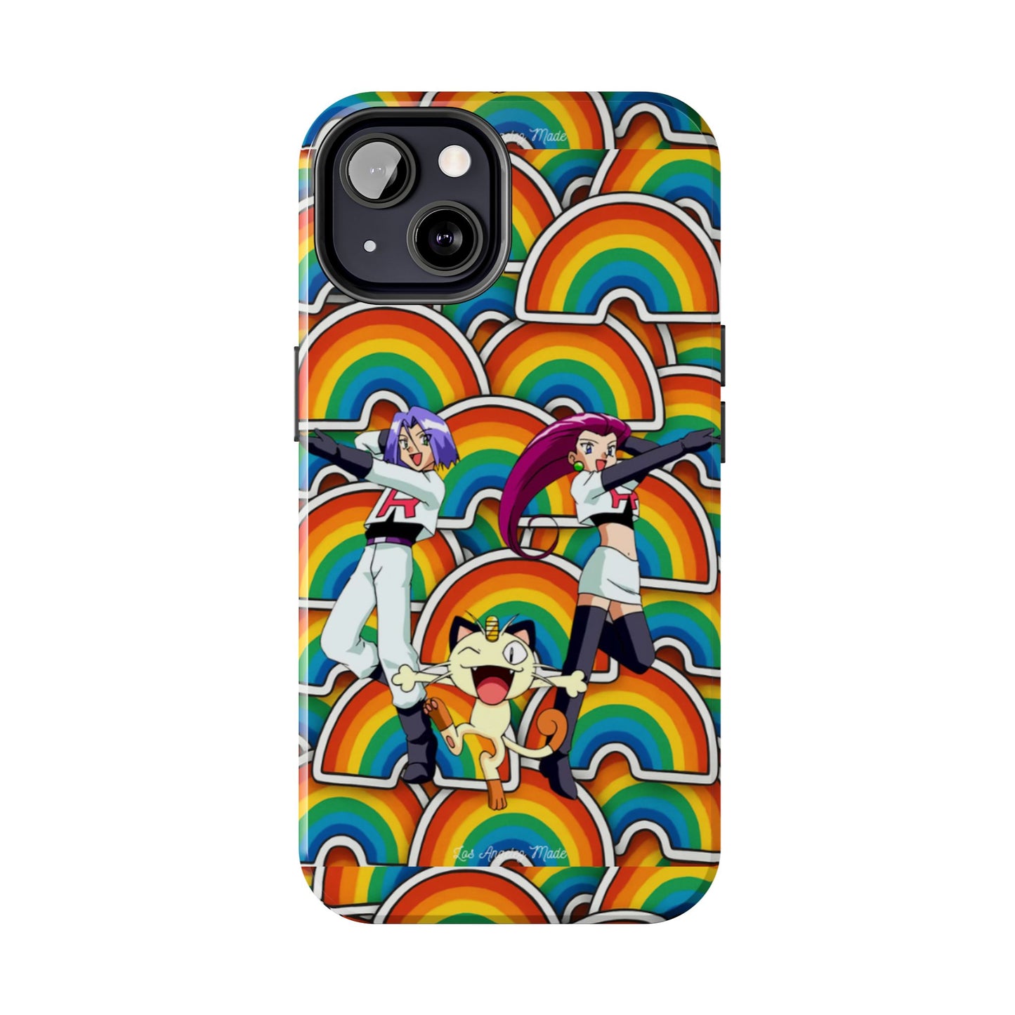 Los Angelez Made x Team Rocket Rainbow Emoji Tough Phone Case