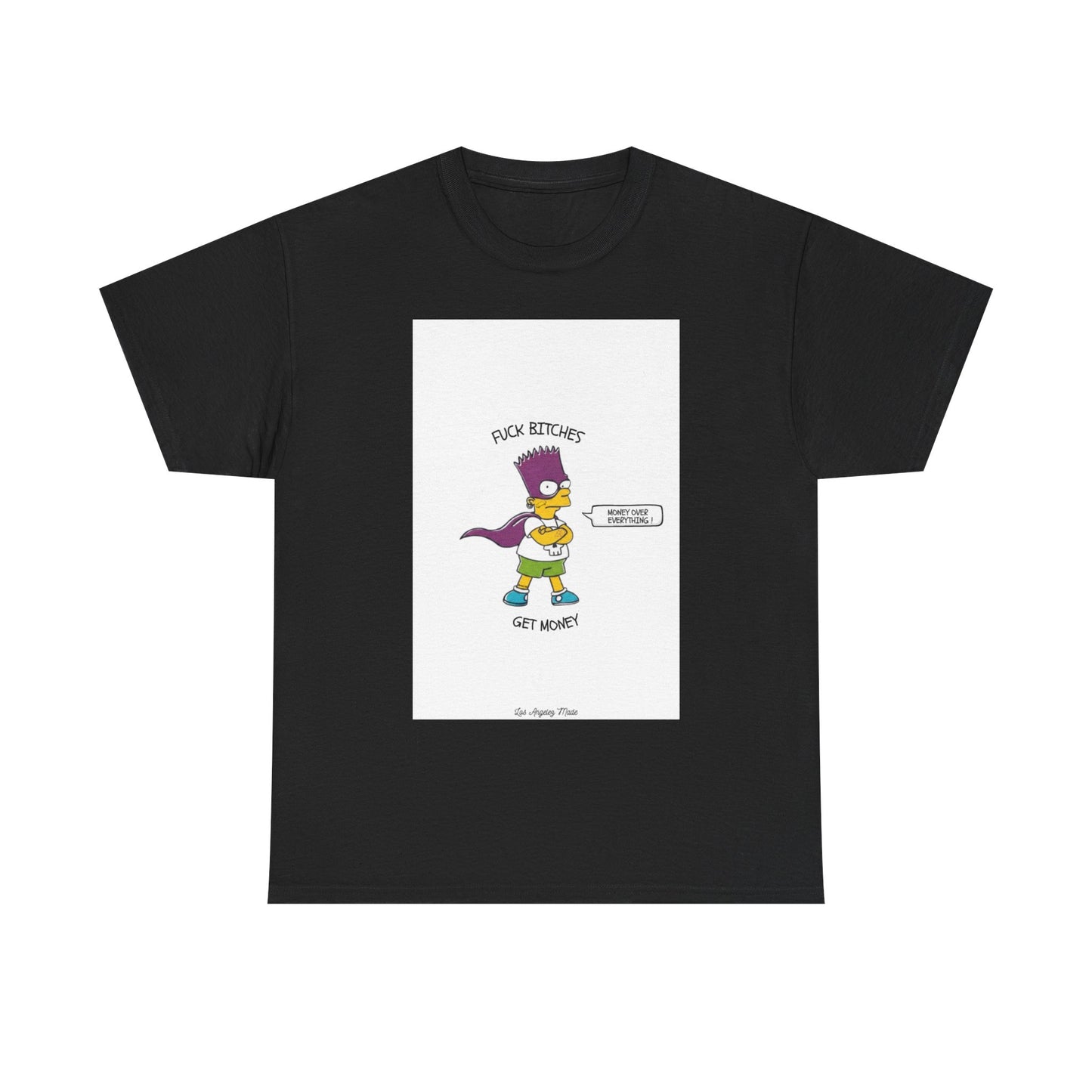 Los Angelez Made x Bart Get Money Unisex Heavy Cotton T-Shirt
