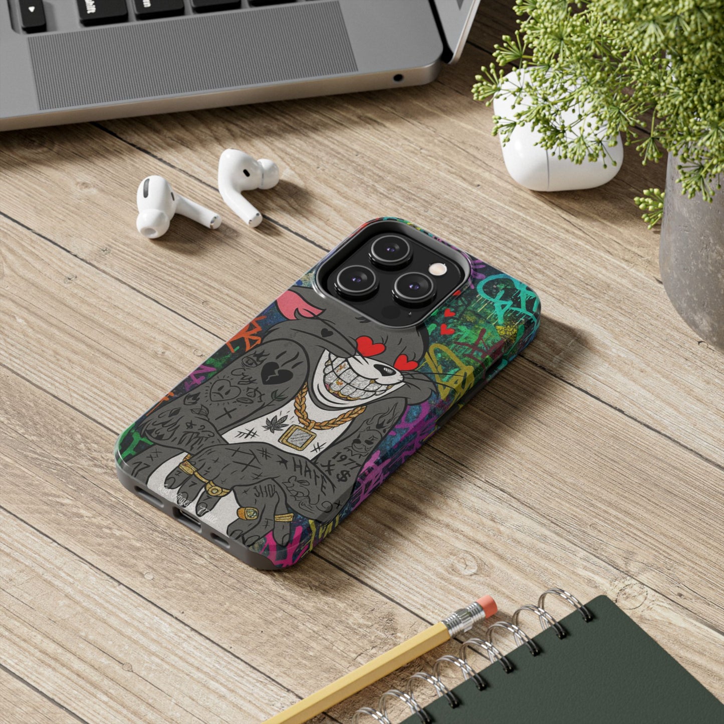 Los Angelez Made x Tom In Love Tough Phone Case