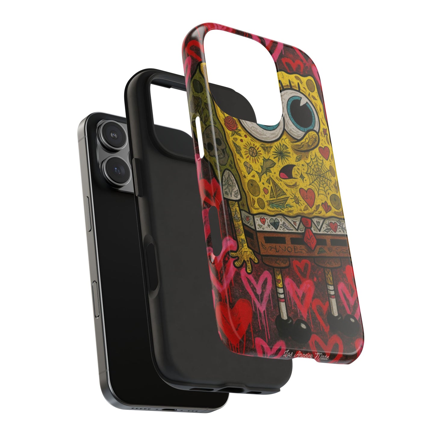 Los Angelez Made x Tatted Spongebob Tough Phone Case