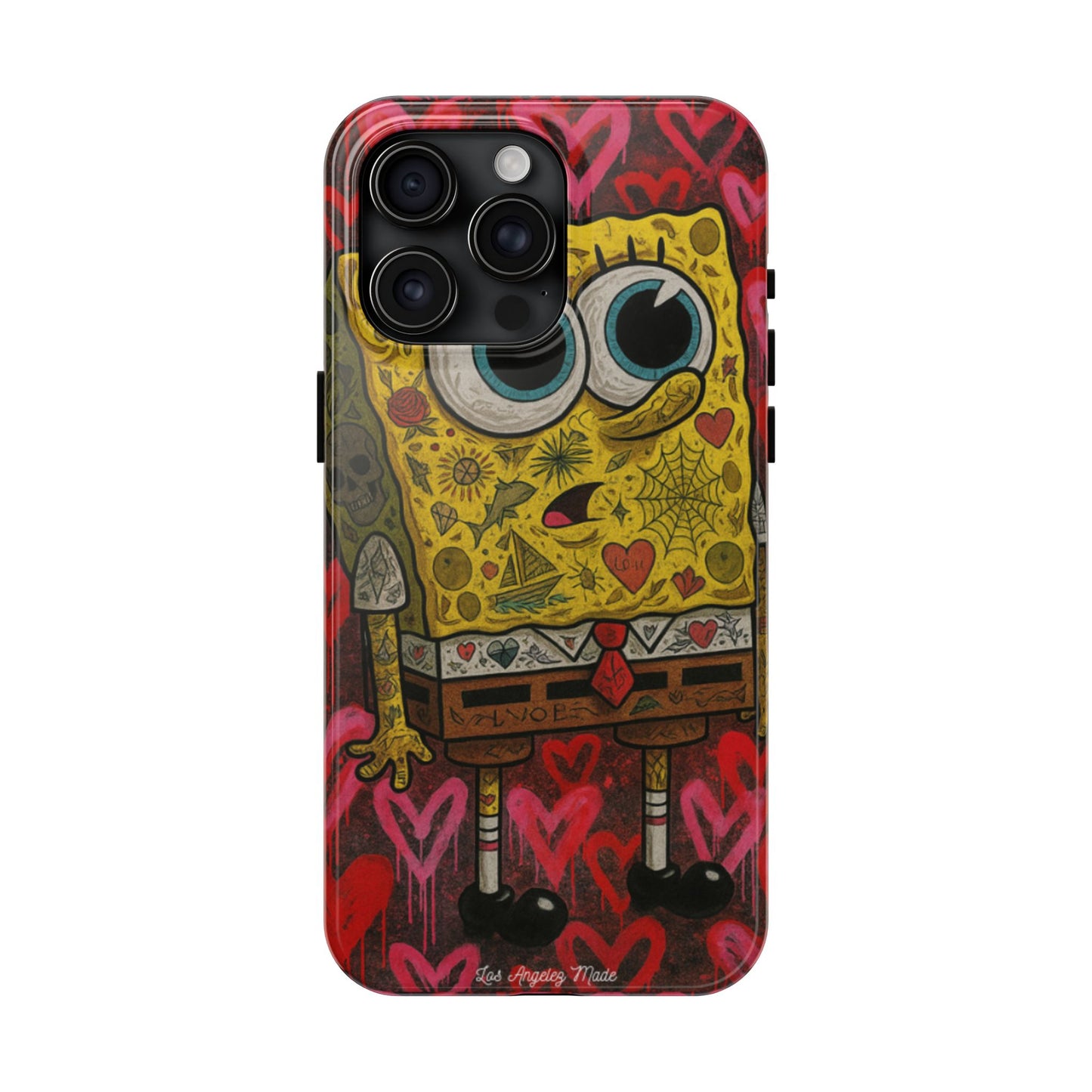 Los Angelez Made x Tatted Spongebob Tough Phone Case