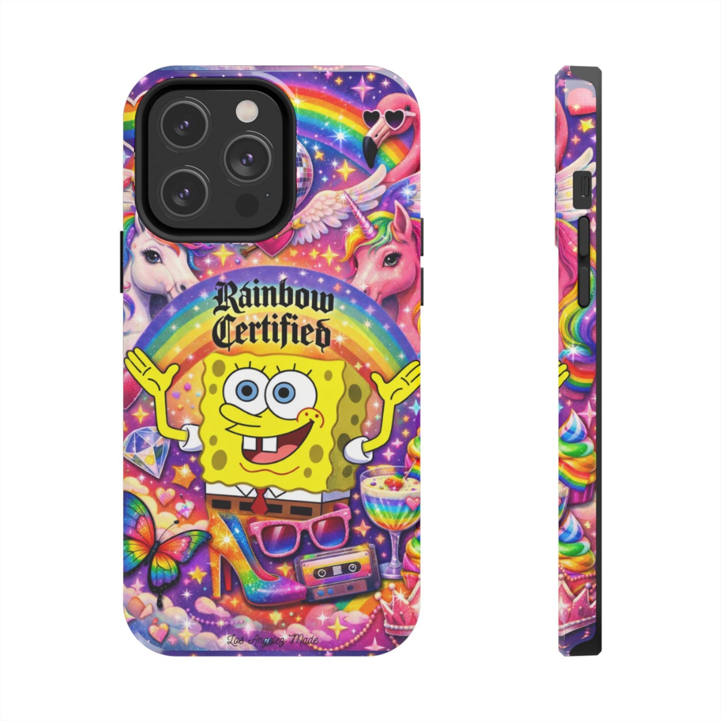 Los Angelez Made x Gay SpongeBob ''Rainbow Certified'' Tough Phone Case