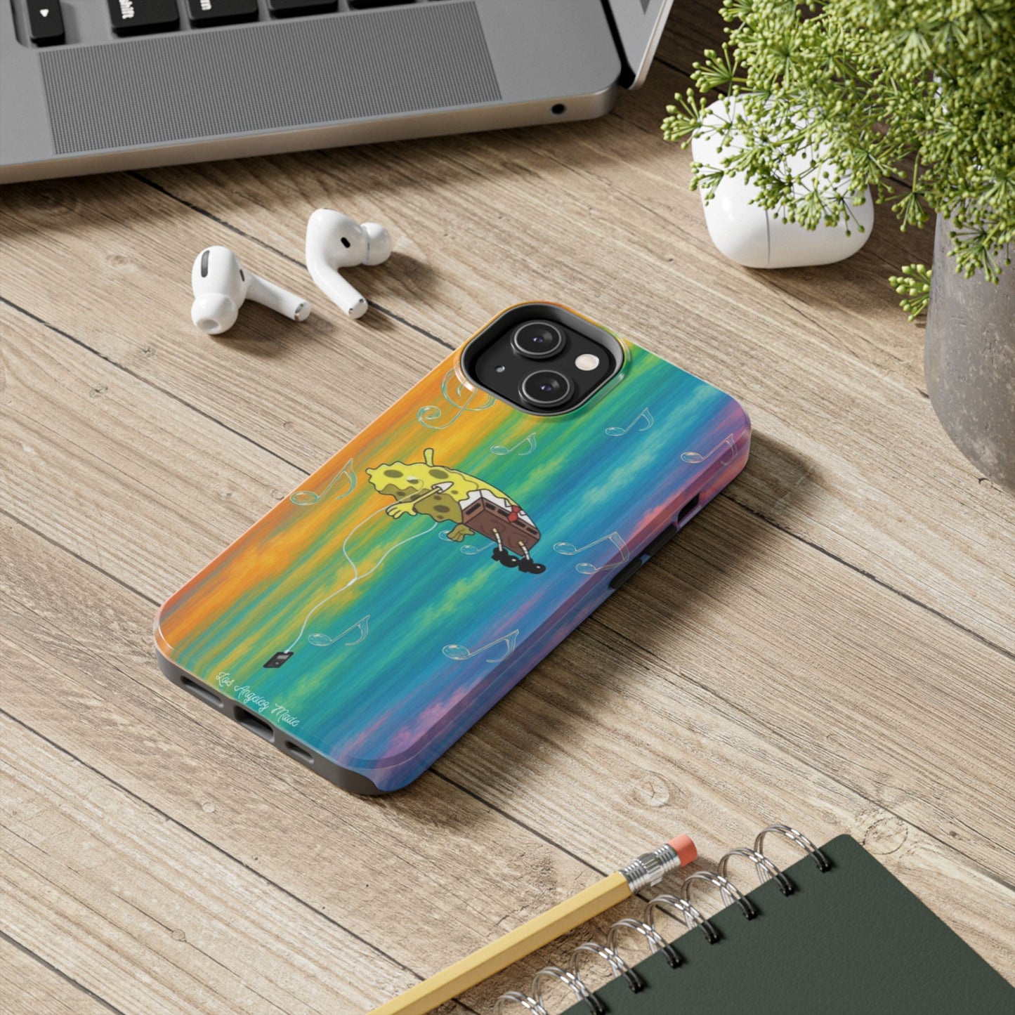 Los Angelez Made x Spongebob Music Is Life Tough Phone Case