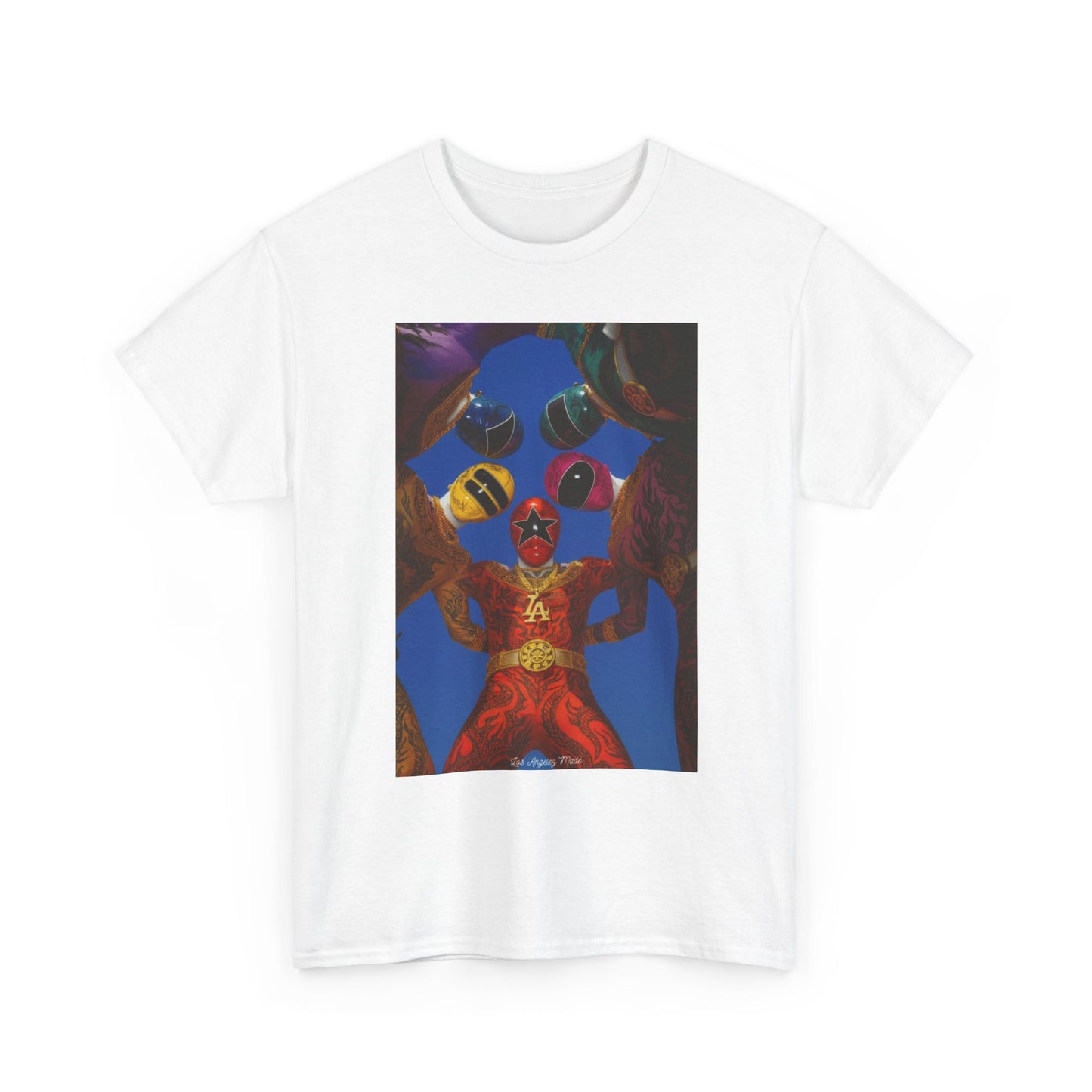 Los Angelez Made x Power Rangers Unisex Heavy Cotton T-Shirt
