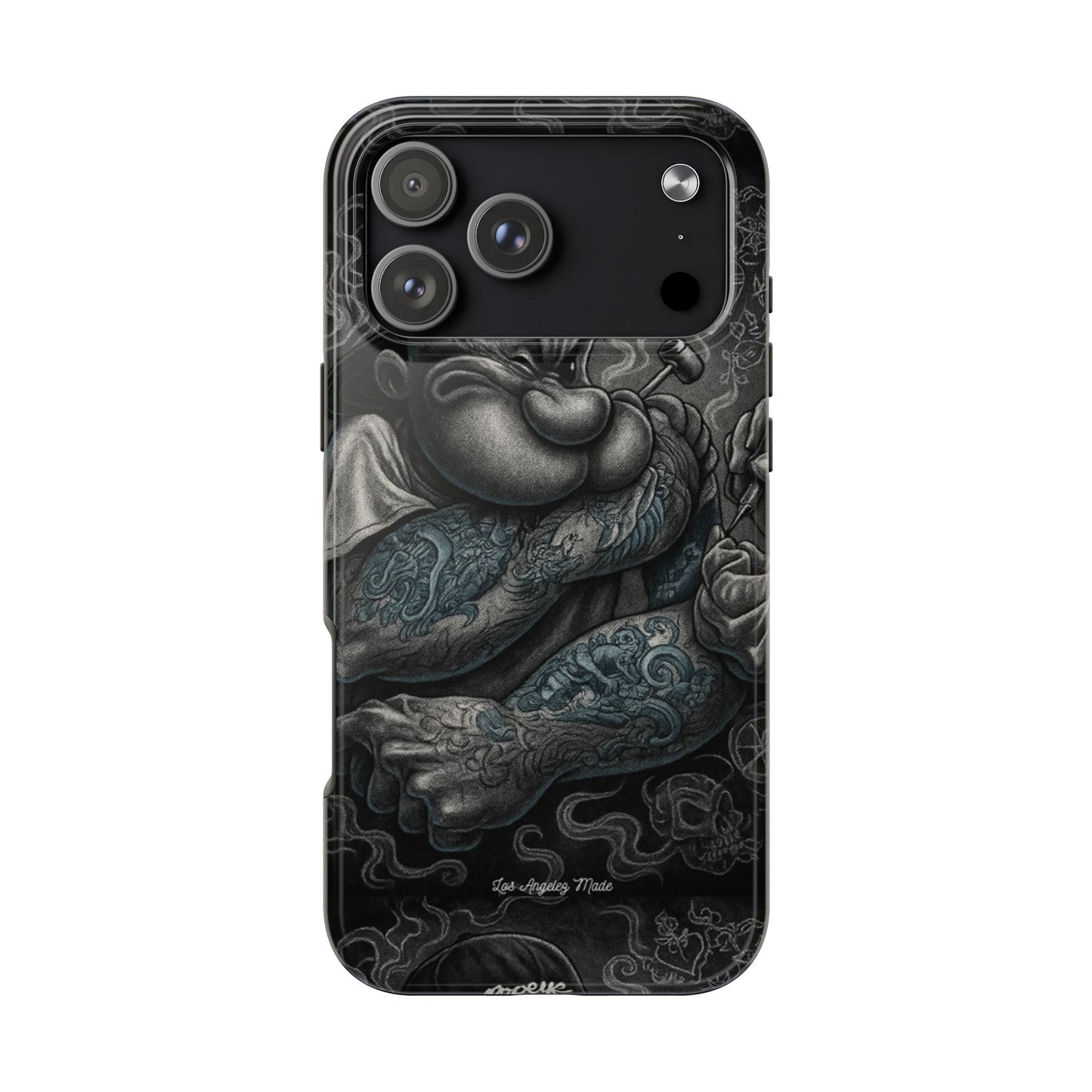 Los Angelez Made x Popeye Getting Tatted Tough Phone Case