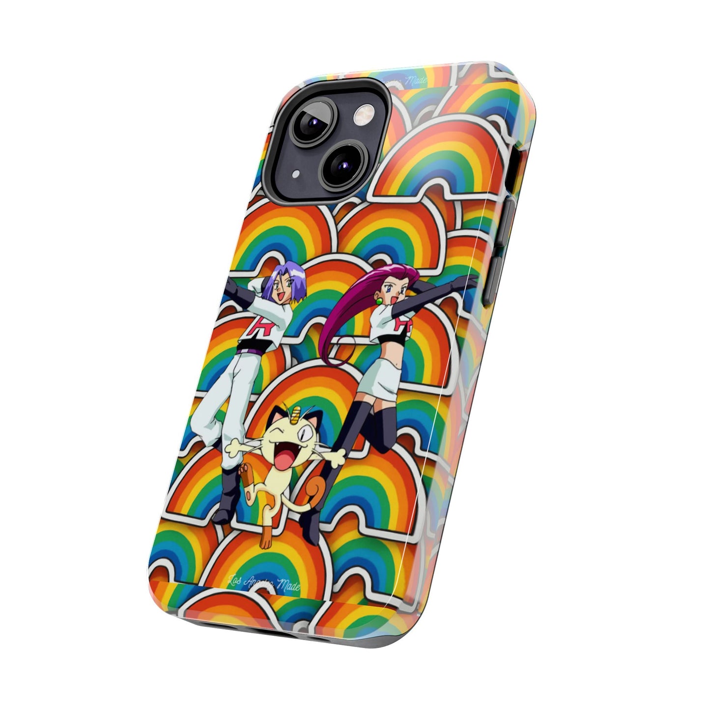 Los Angelez Made x Team Rocket Rainbow Emoji Tough Phone Case