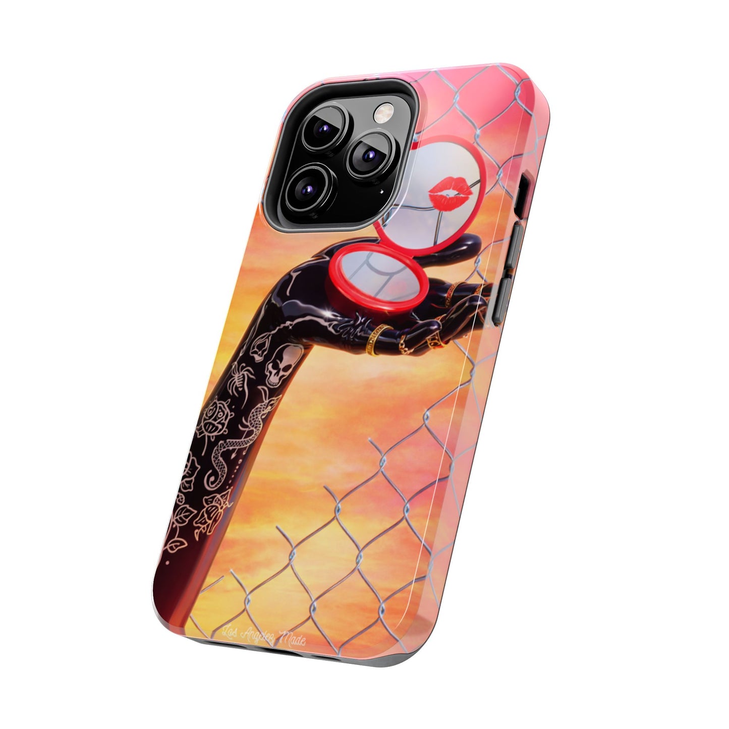 Los Angelez Made x Compact Kiss Tough Phone Case