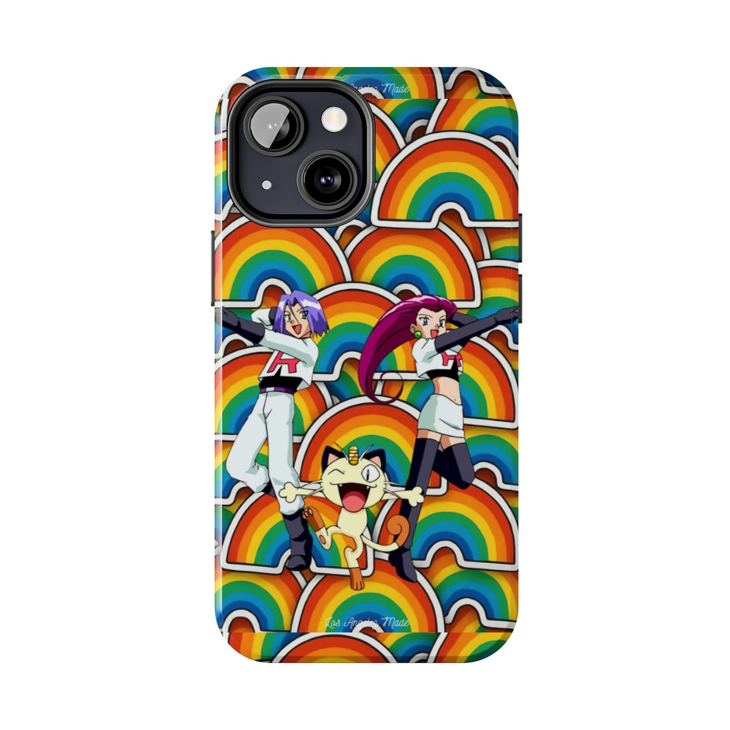 Los Angelez Made x Team Rocket Rainbow Emoji Tough Phone Case