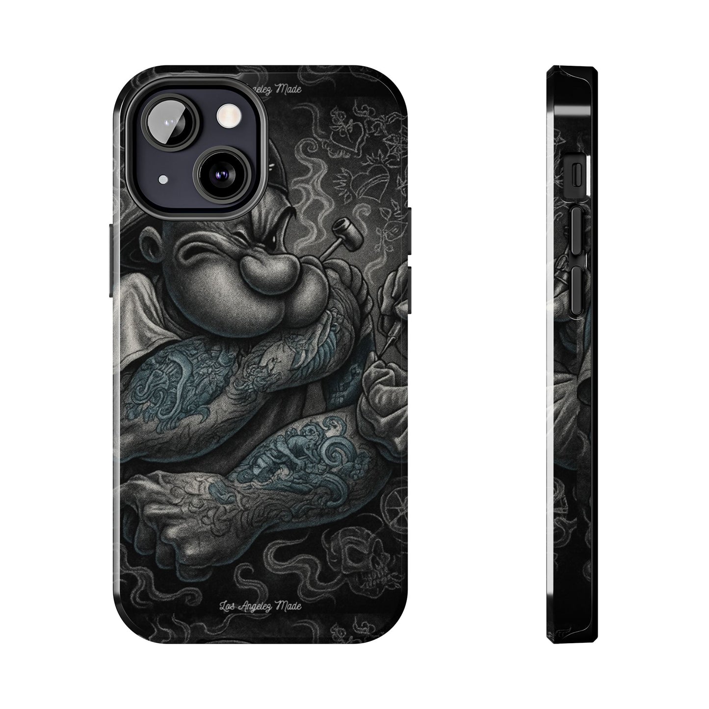 Los Angelez Made x Popeye Getting Tatted Tough Phone Case