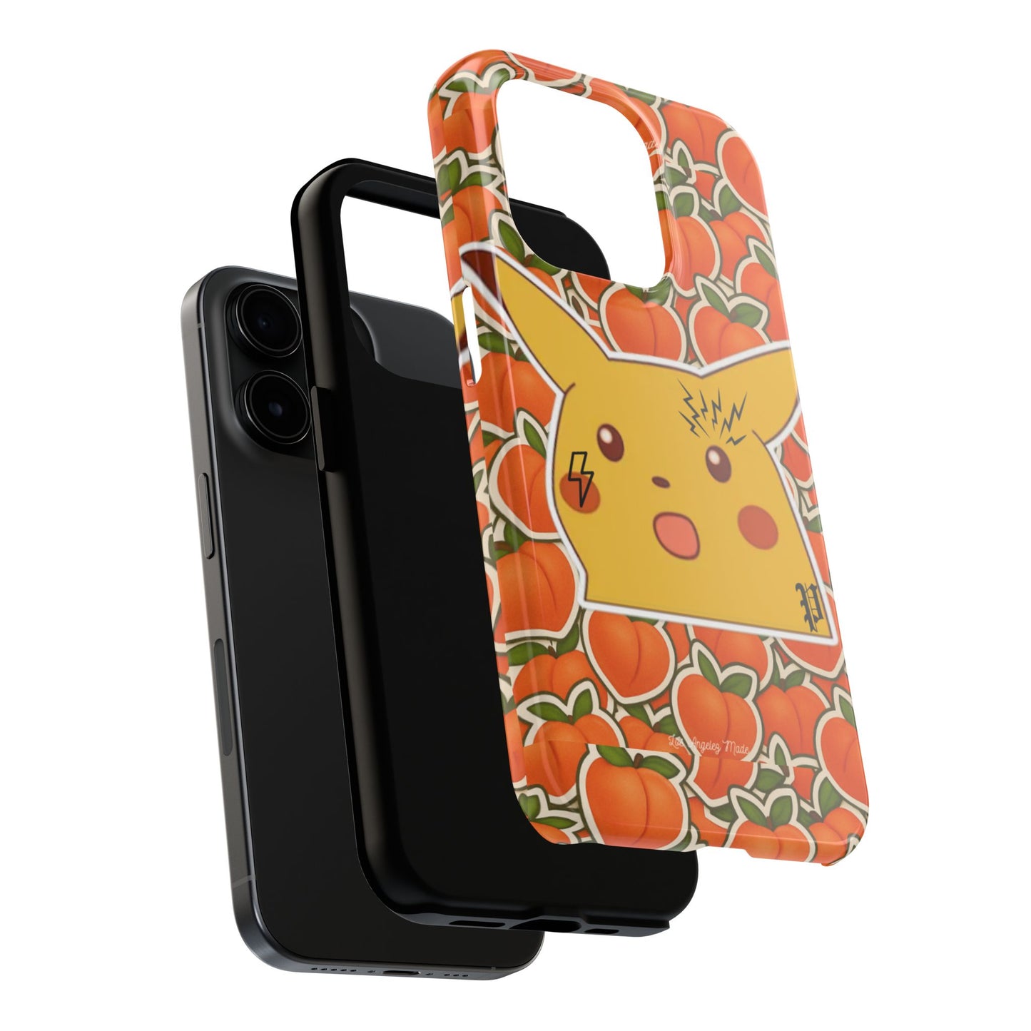 Los Angelez Made x Shocked Pika Peach Tough Phone Case
