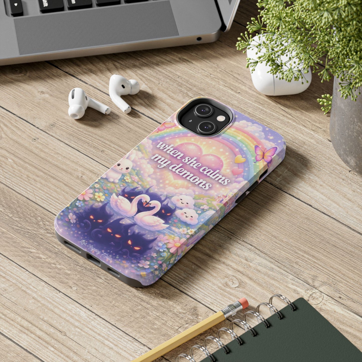 Los Angelez Made x ''When She Calms My Demons'' Tough Phone Case