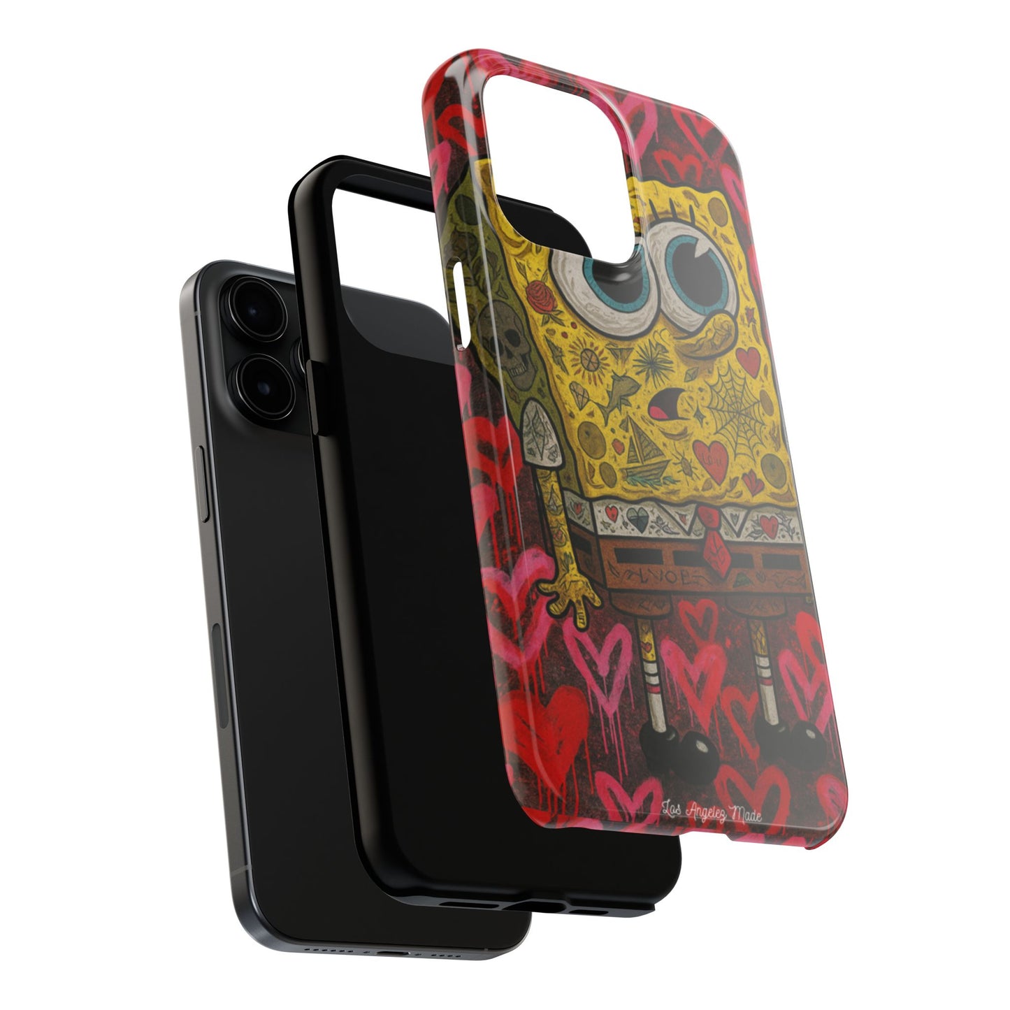 Los Angelez Made x Tatted Spongebob Tough Phone Case