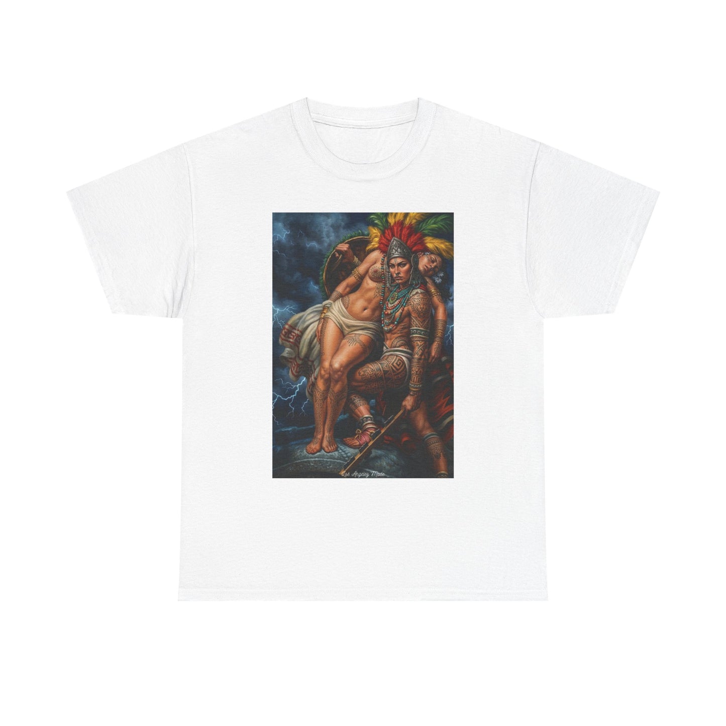 Los Angelez Made x Aztec Lesbian Pride Unisex Heavy Cotton T-Shirt