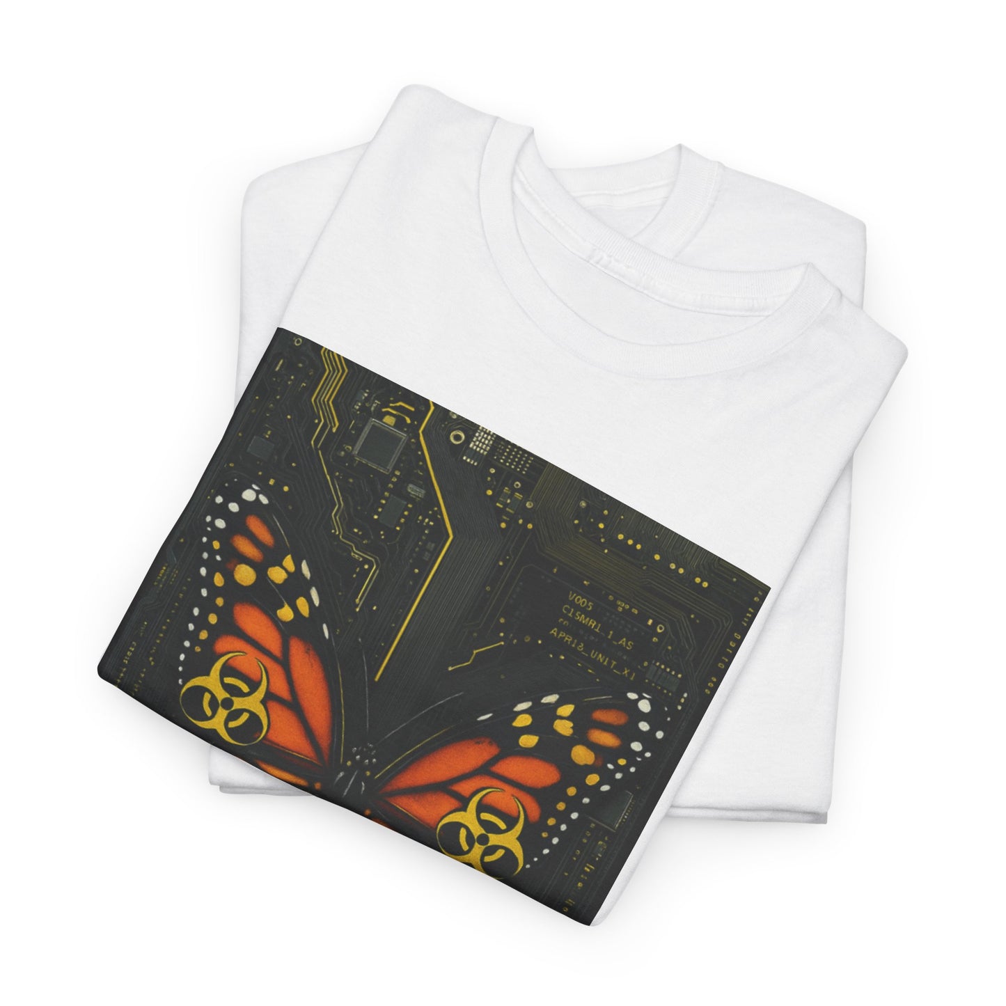 Los Angelez Made x Cyber Butterfly Unisex Heavy Cotton T-Shirt