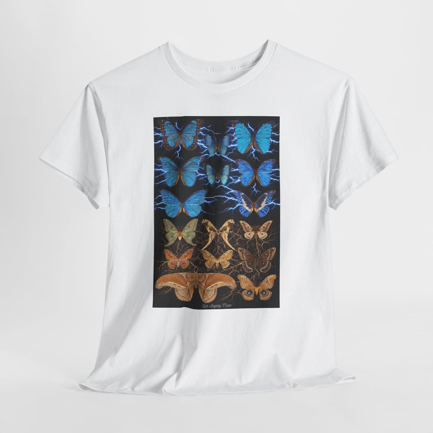 Los Angelez Made x Heaven & Earth Butterflies Unisex Heavy Cotton T-Shirt