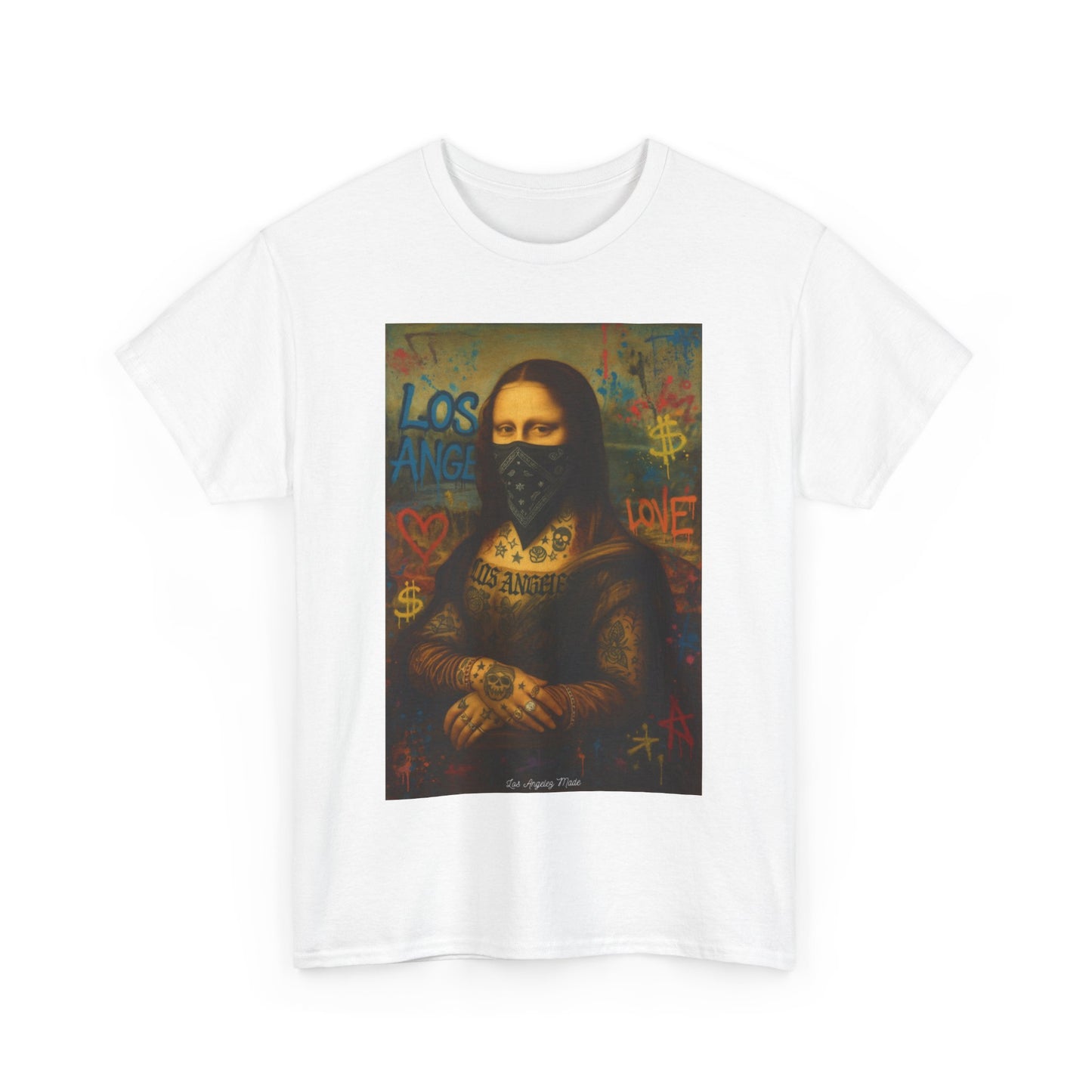 Los Angelez Made x L.A. Mona Lisa Unisex Heavy Cotton T-Shirt