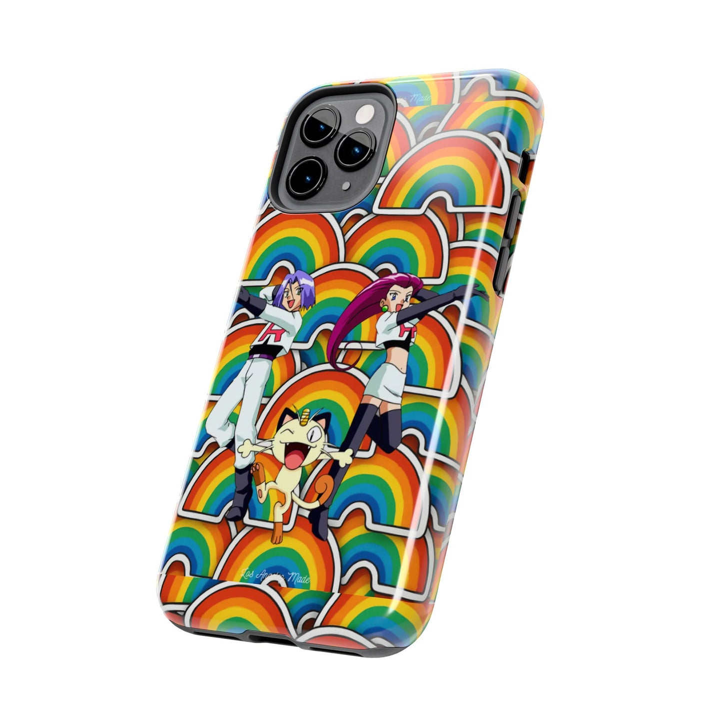 Los Angelez Made x Team Rocket Rainbow Emoji Tough Phone Case