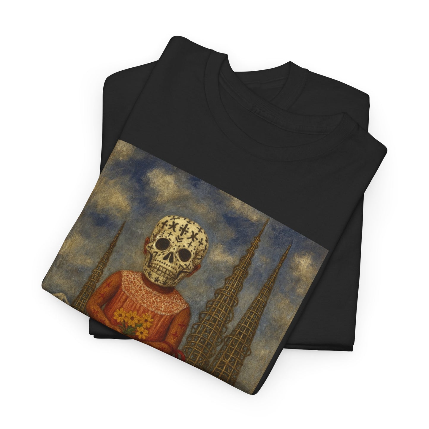 Los Angelez Made x Girl With Death Mask Unisex Heavy Cotton T-Shirt