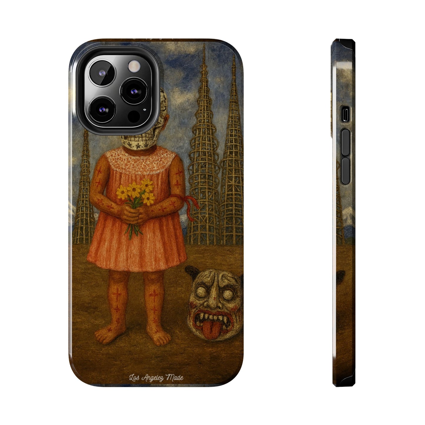 Los Angelez Made x Girl With Death Mask Tough Phone Case