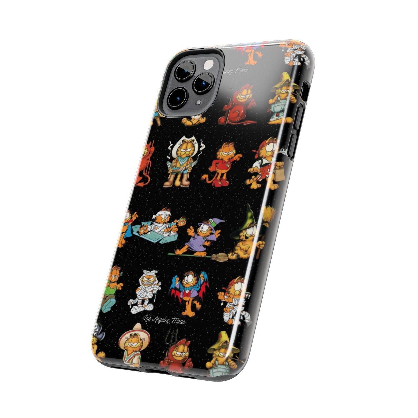 Los Angelez Made x Garfield Halloween Sticker Sheet Tough Phone Case