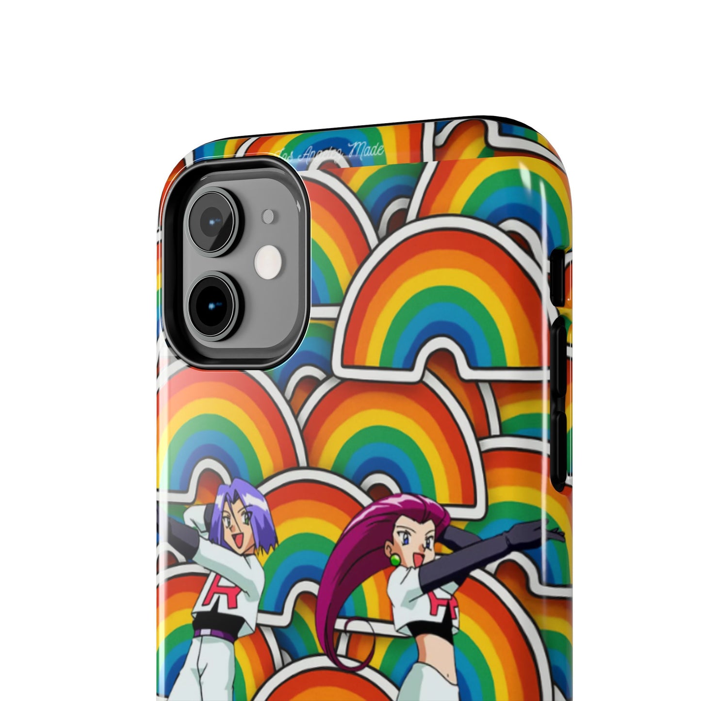 Los Angelez Made x Team Rocket Rainbow Emoji Tough Phone Case