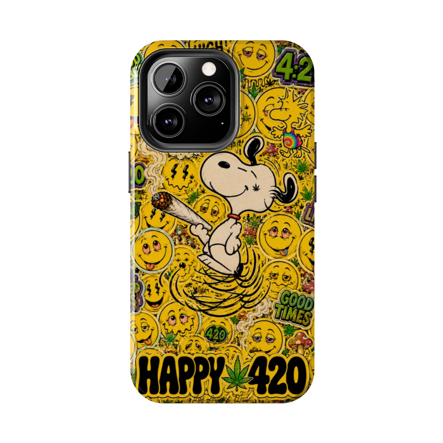Los Angelez Made x 420 Happy Snoopy Tough Phone Case