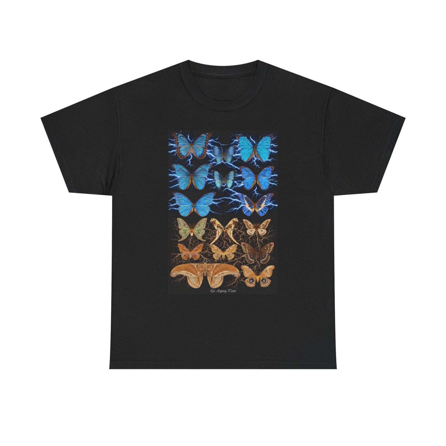 Los Angelez Made x Heaven & Earth Butterflies Unisex Heavy Cotton T-Shirt