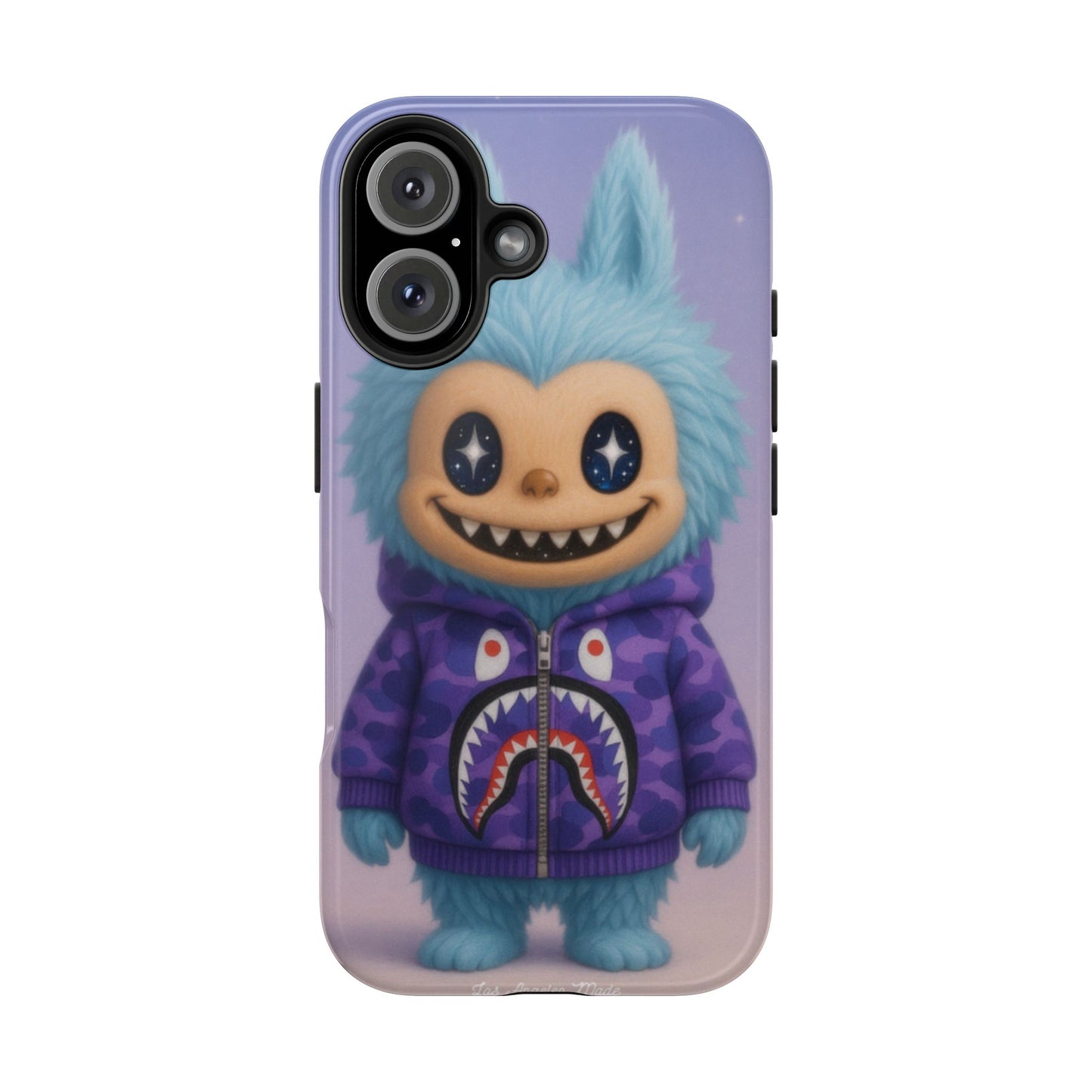 Los Angelez Made x Labubu BAPE Hoodie Tough Phone Case