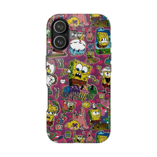 Los Angelez Made x SpongeBob Sticker Sheet Tough Phone Case