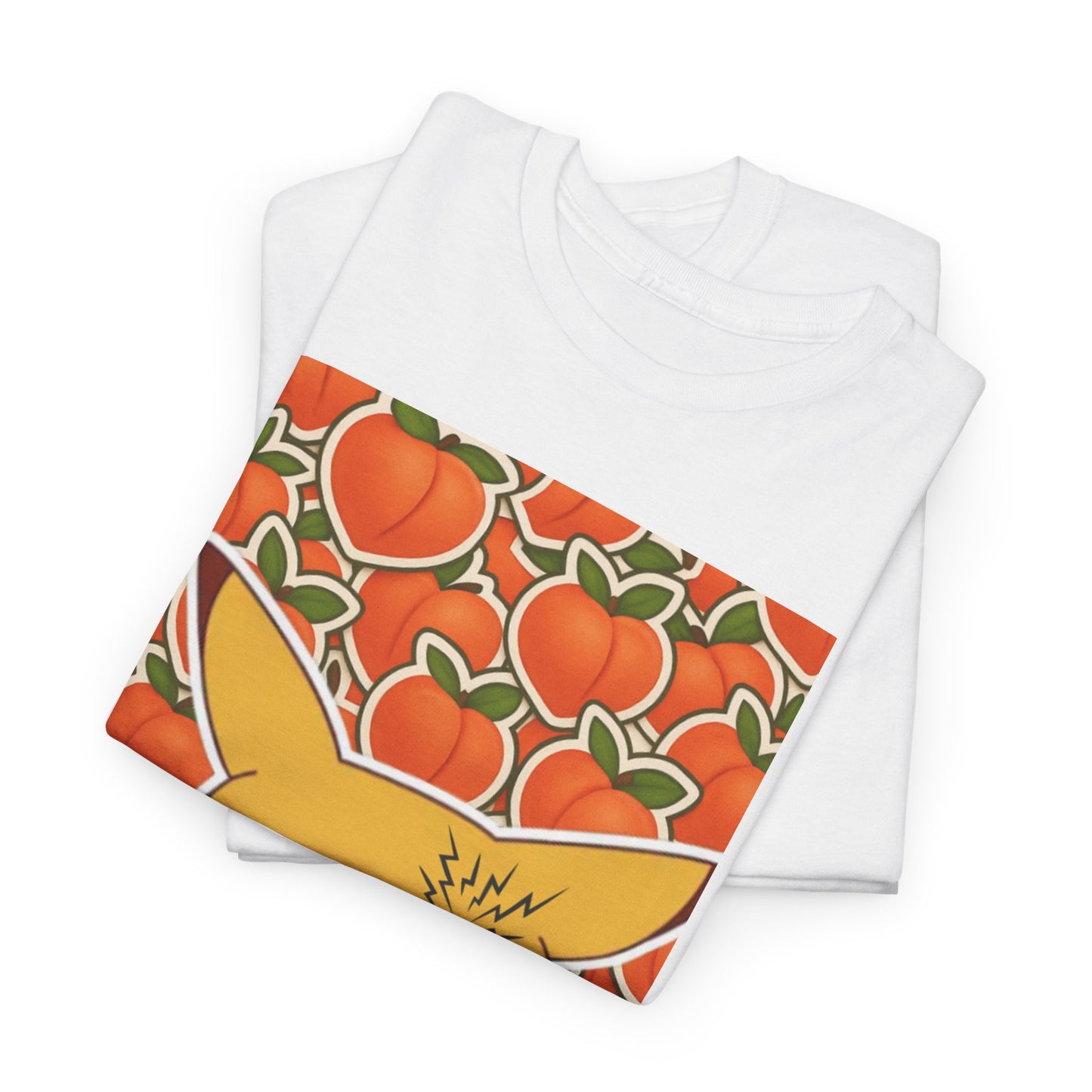 Los Angelez Made x Shocked Pika Peach Unisex Heavy Cotton T-Shirt