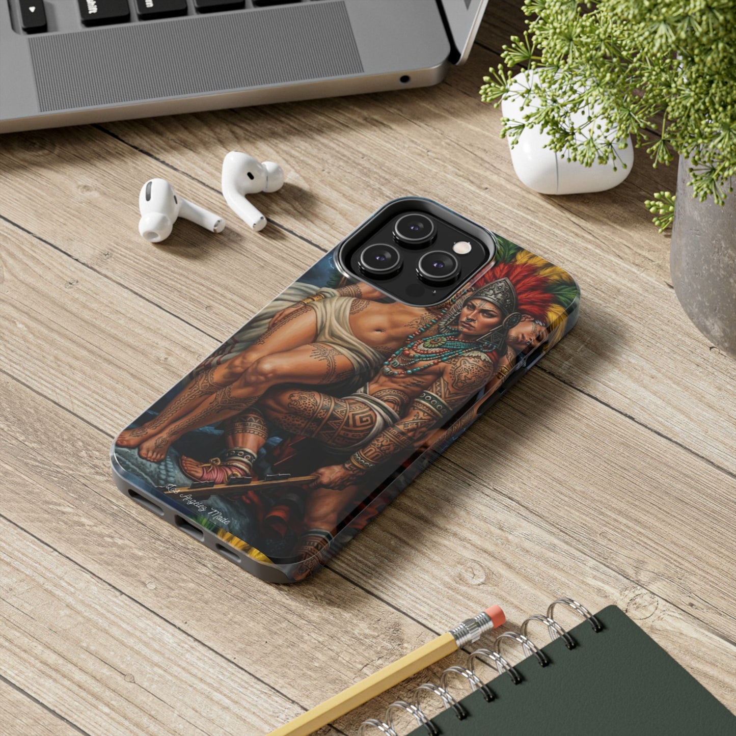 Los Angelez Made x Aztec Lesbian Pride Tough Phone Case