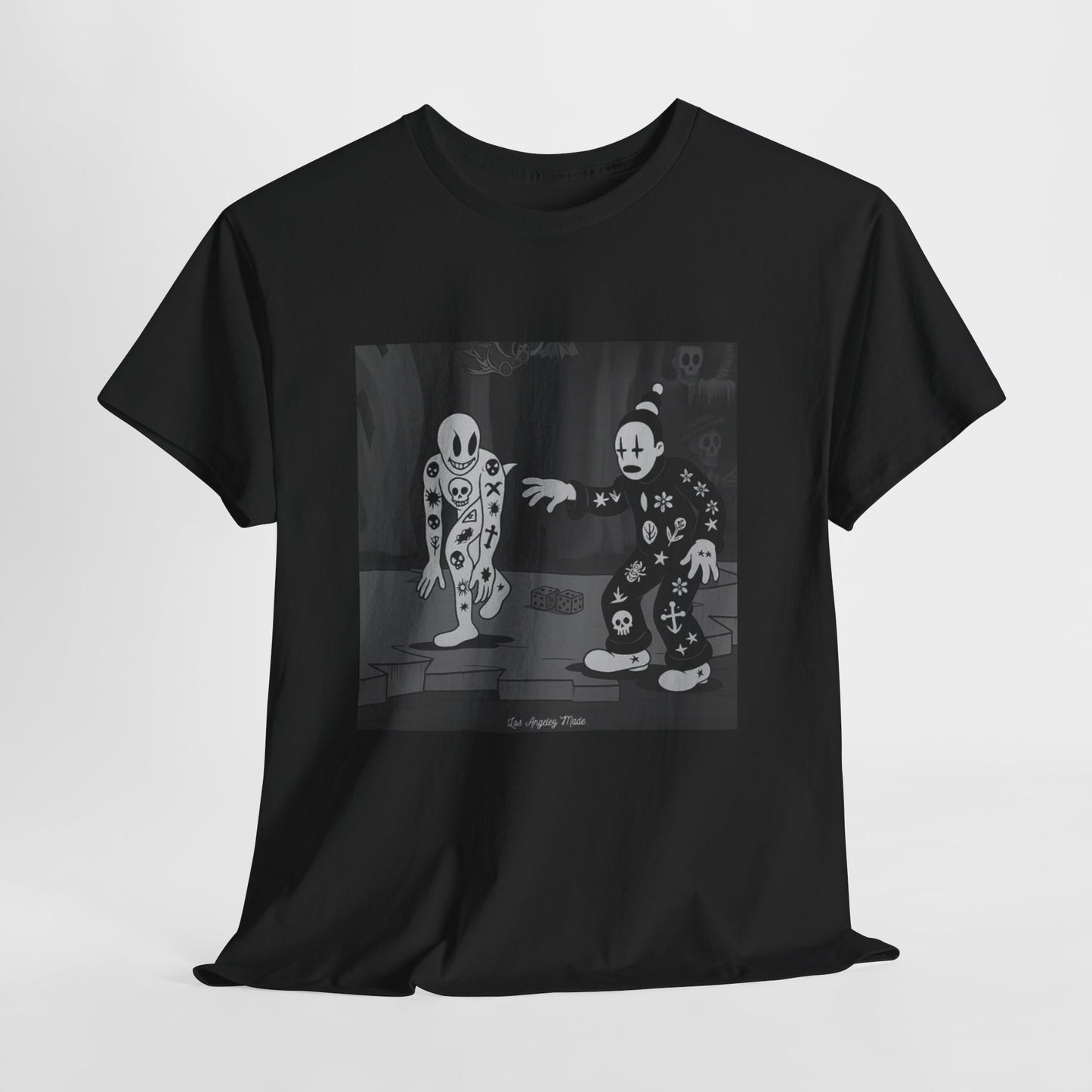 Los Angelez Made x Spooky Ghosts Unisex Heavy Cotton T-Shirt
