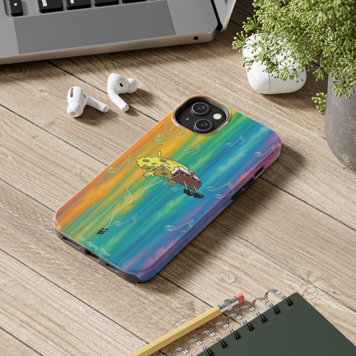 Los Angelez Made x Spongebob Music Is Life Tough Phone Case
