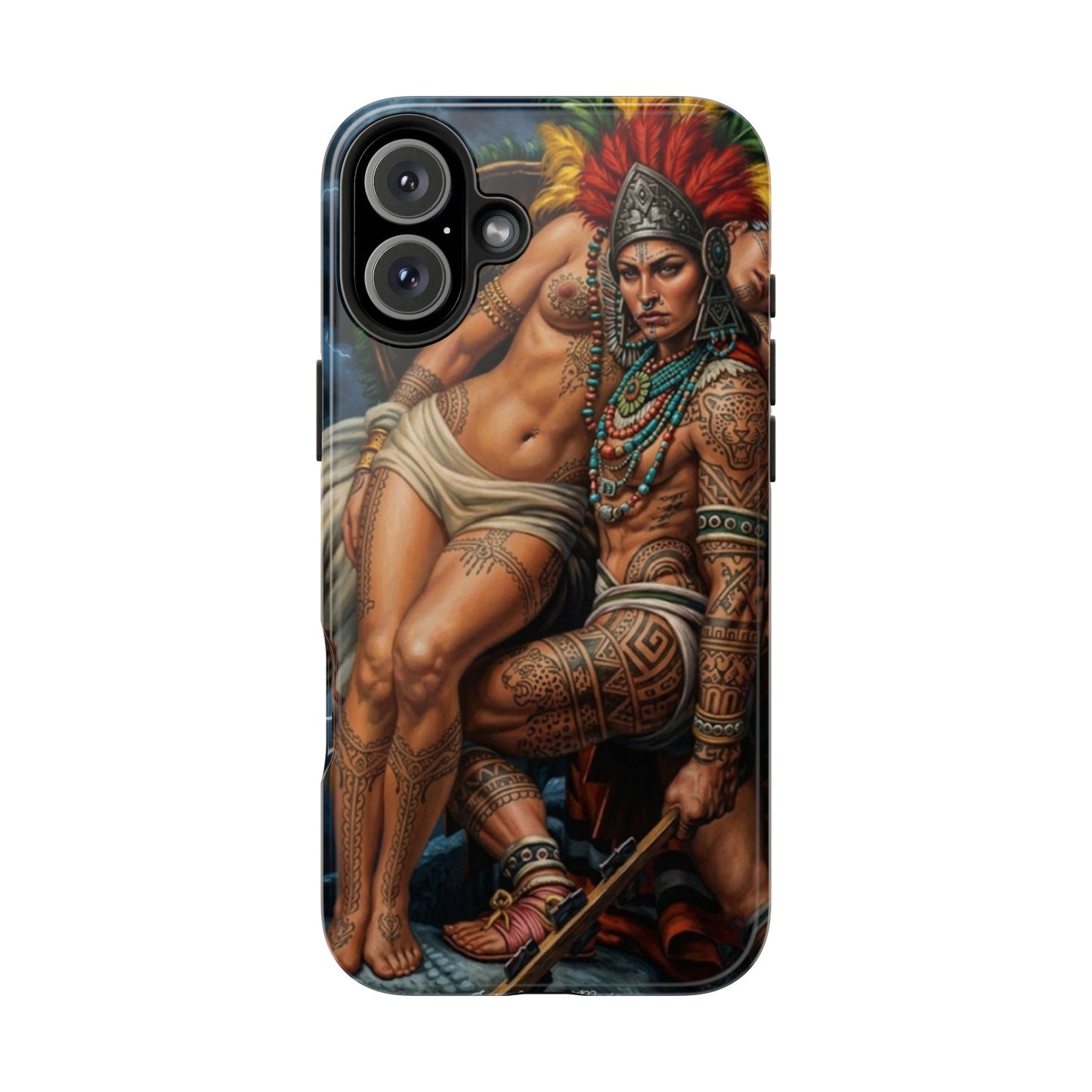 Los Angelez Made x Aztec Lesbian Pride Tough Phone Case