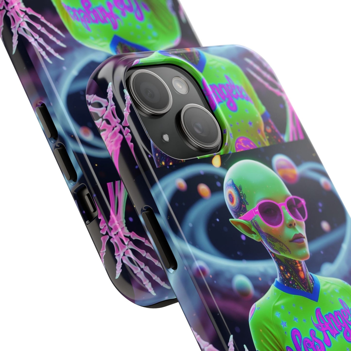 Los Angelez Made x Neon Alien Tough Phone Case