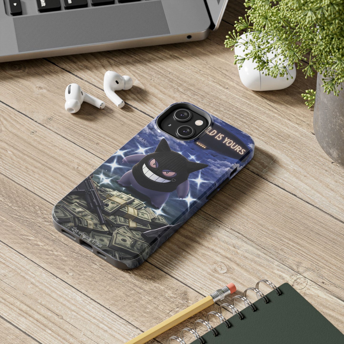 Los Angelez Made x Gen gar 'The World Is Yours' Tough Phone Case