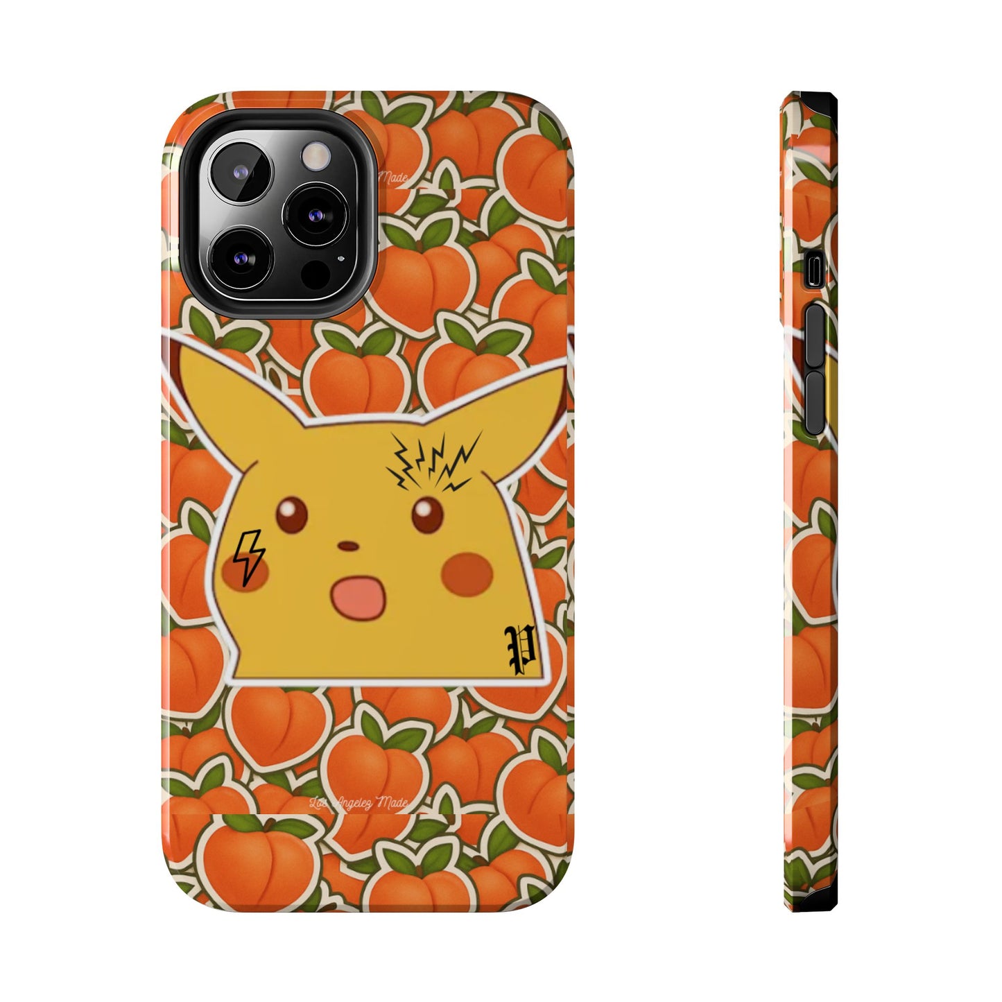 Los Angelez Made x Shocked Pika Peach Tough Phone Case