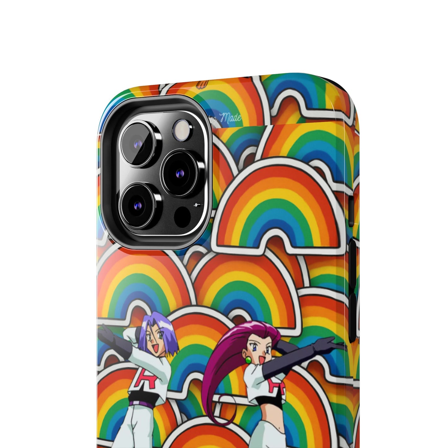 Los Angelez Made x Team Rocket Rainbow Emoji Tough Phone Case