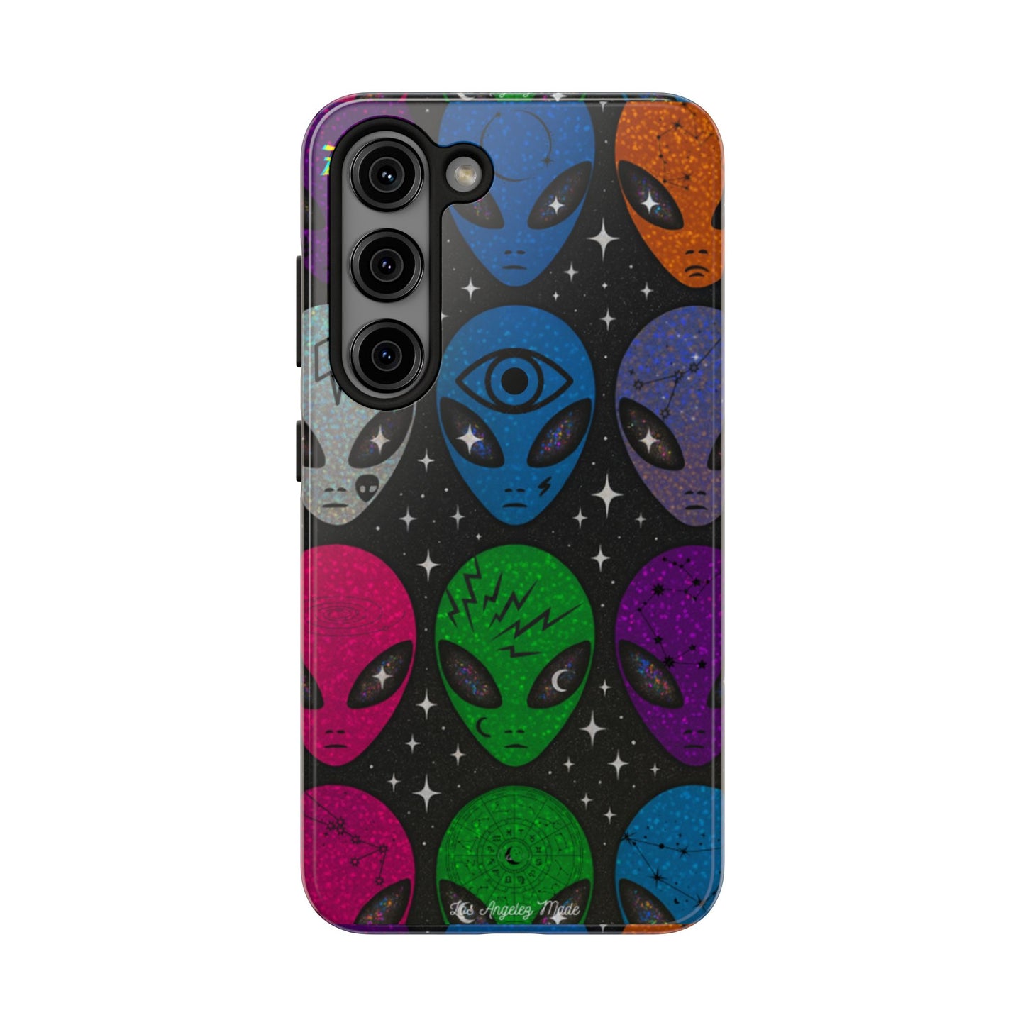 Los Angelez Made x Y2K Alien Sticker Sheet Tough Phone Case