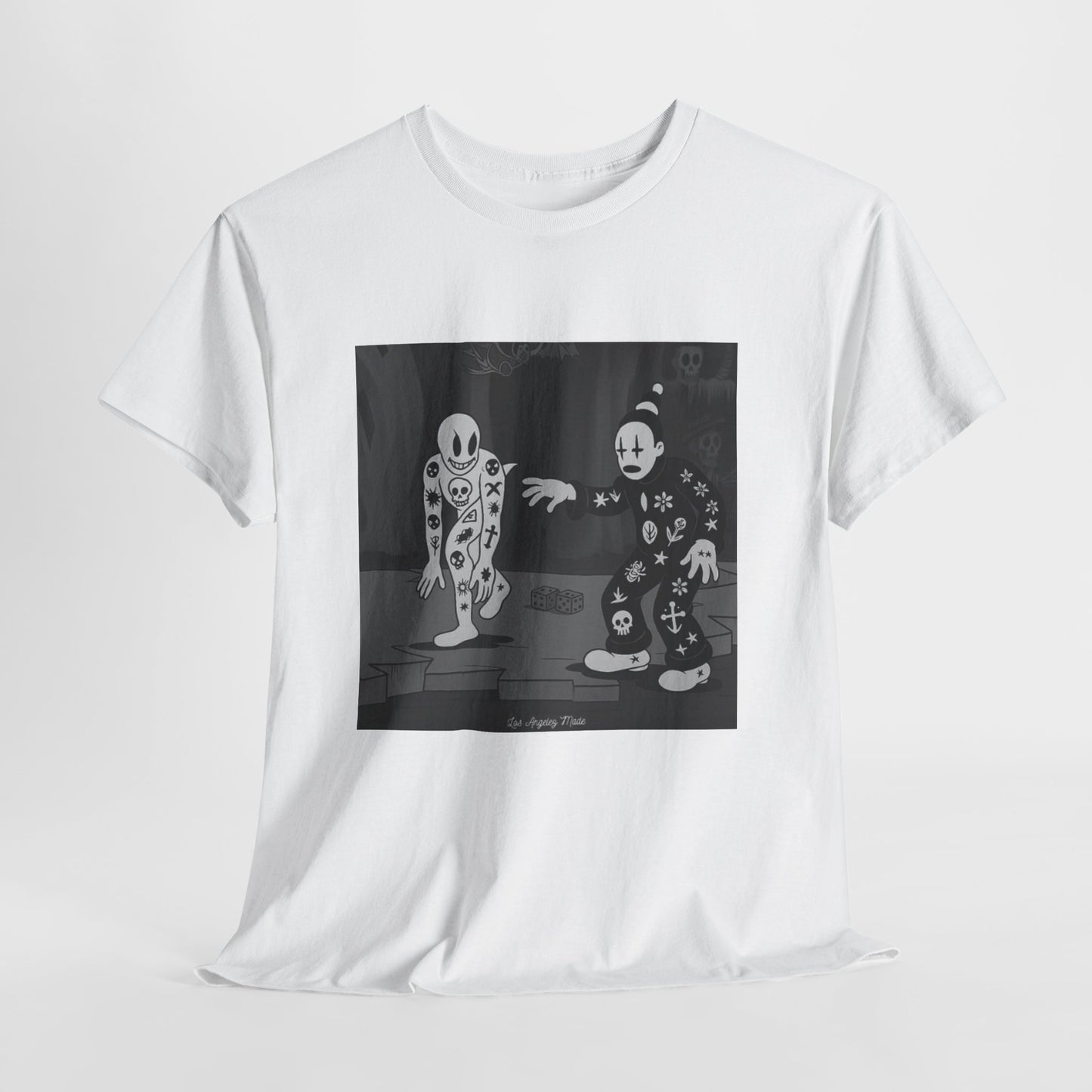 Los Angelez Made x Spooky Ghosts Unisex Heavy Cotton T-Shirt