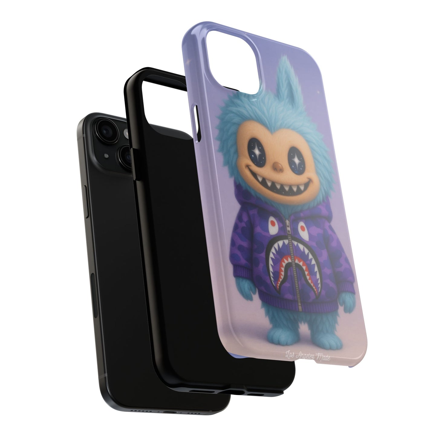 Los Angelez Made x Labubu BAPE Hoodie Tough Phone Case