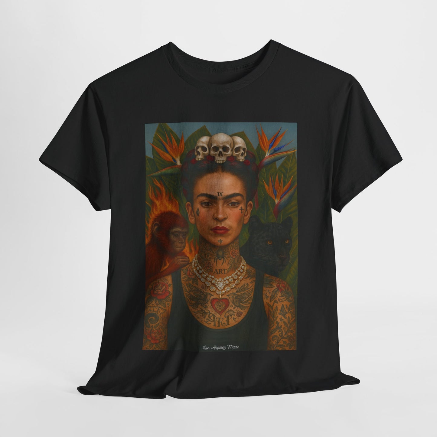 Los Angelez Made x Frida Kahlo Unisex Heavy Cotton T-Shirt