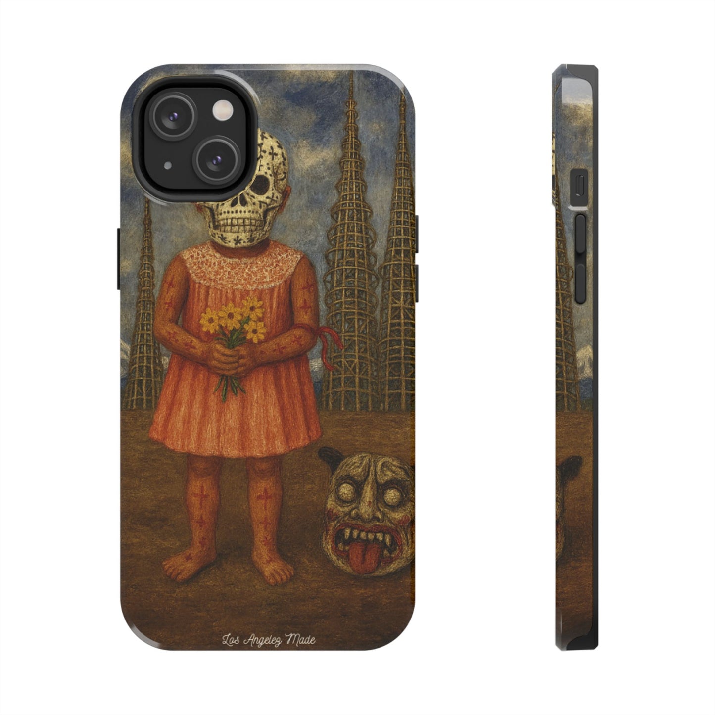 Los Angelez Made x Girl With Death Mask Tough Phone Case