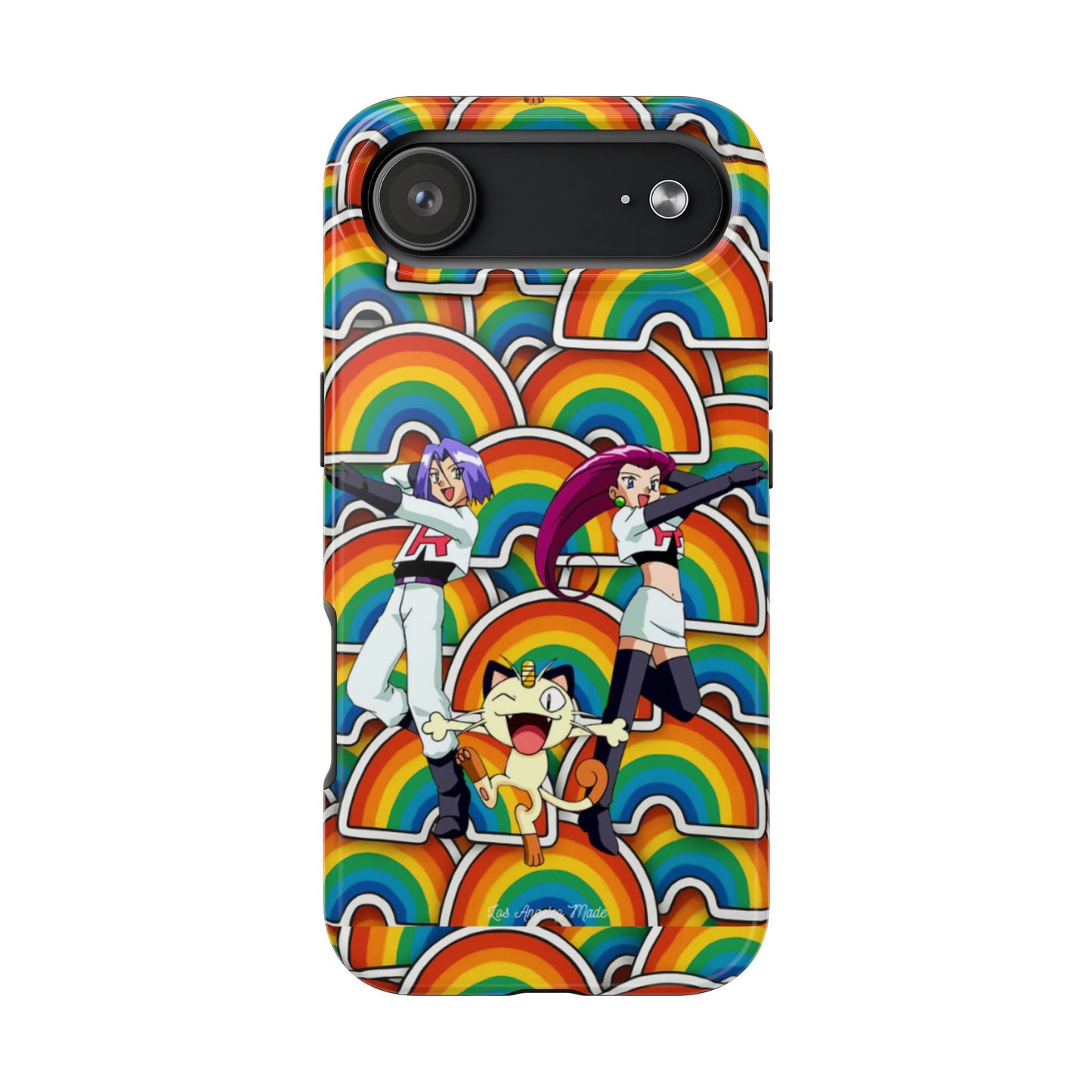 Los Angelez Made x Team Rocket Rainbow Emoji Tough Phone Case
