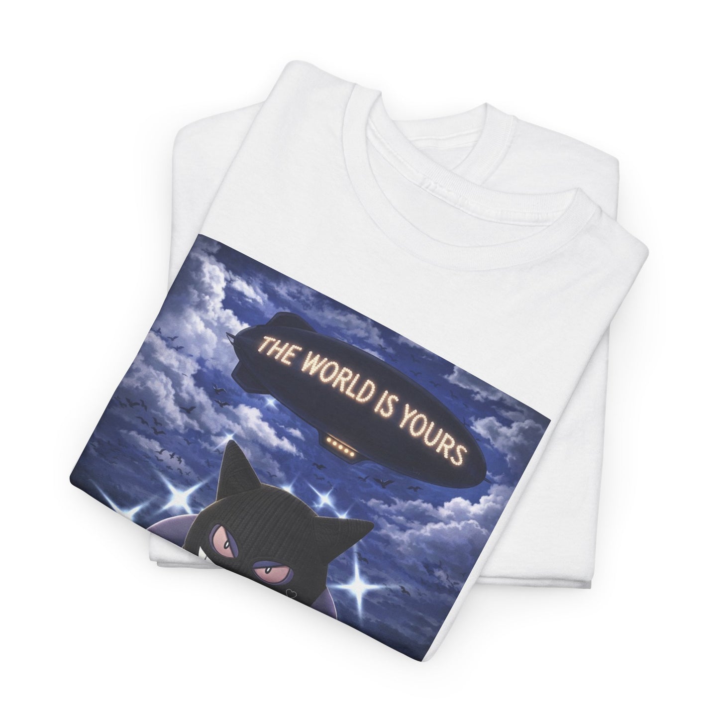 Los Angelez Made x Gen gar 'The World Is Yours' Unisex Heavy Cotton T-Shirt