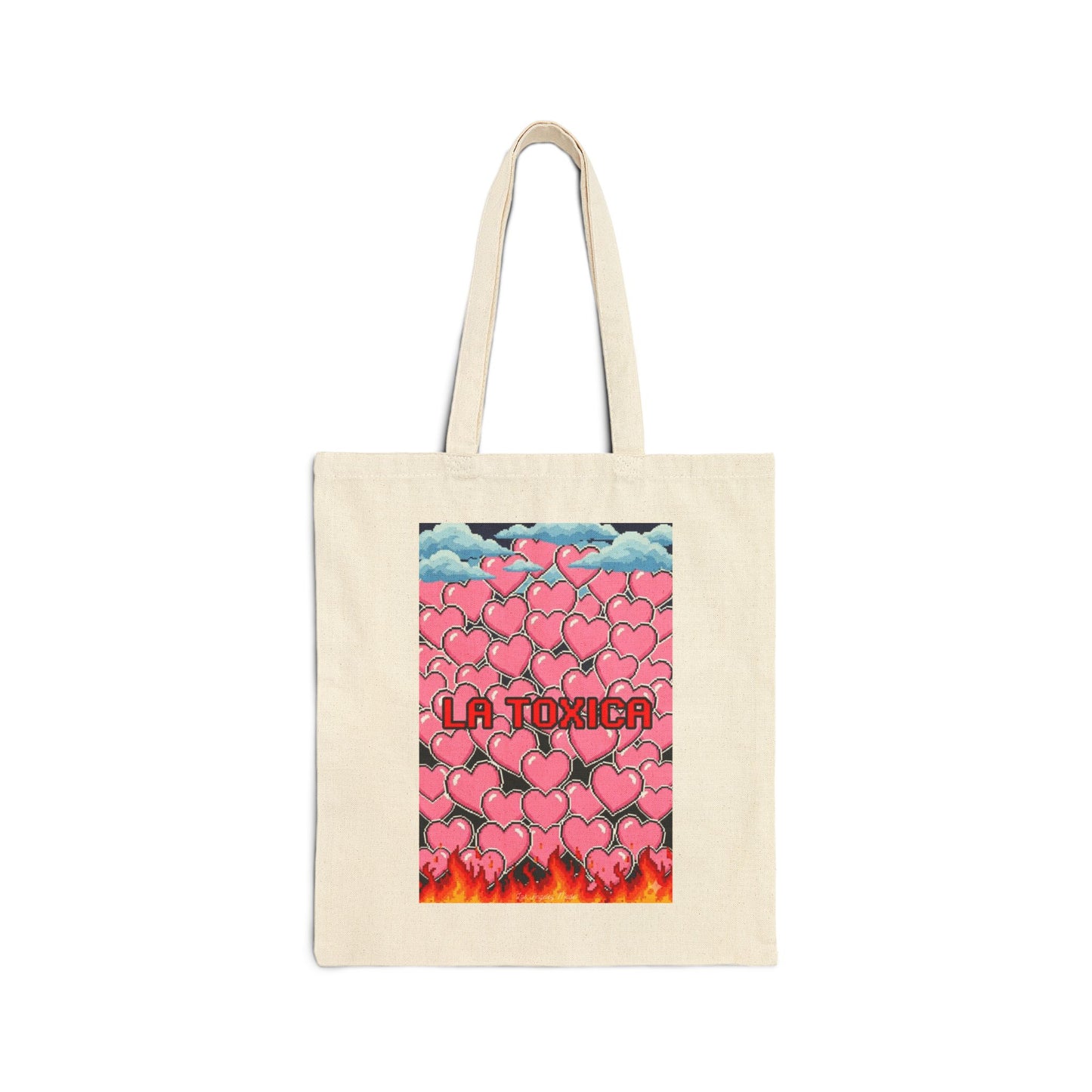 Los Angelez Made x ''La Toxica'' Canvas Tote Bag